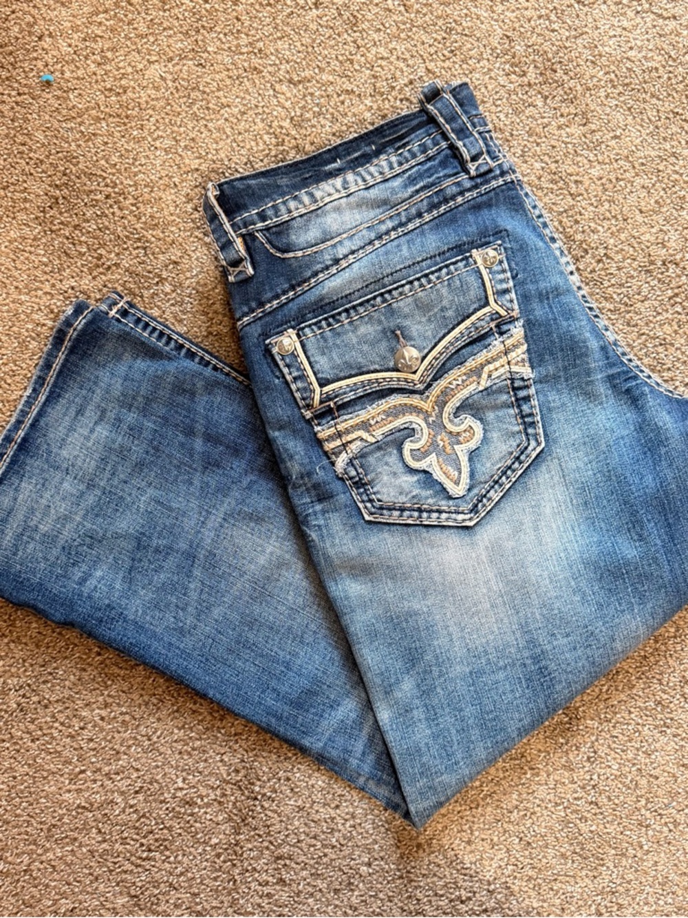 Mens Rock Revival Rogue boot cut - Picture 2 of 8